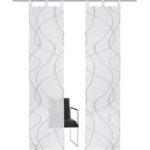 OTTO home Bene Schiebegardine Schlaufen 57x145 cm grau 2 St.