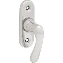 GRUNDMANN Fenstergriff Original ELEGANT kurz gebogen - Aluminium