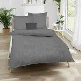 KAEPPEL Melange Biber Grau 155 x 220 cm + 80 x 80 cm
