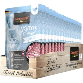 LEONARDO 16x 85g Finest Selection: Kitten Geflügel Leonardo Nassfutter für Katzen
