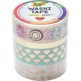 Folia Washi Tape 4er Set Hotfoil gold