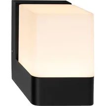 Telefunken LED Wandlampe (IP44) 950 lm schwarz/weiß