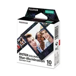 FUJIFILM instax SQUARE Sofortbildkamera-Film Star Illumination, 10 St.