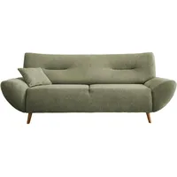 MID.YOU 3-Sitzer-Sofa, Drago Grün, Chenille