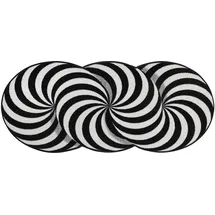 Wash+Dry Infinity Swirl 60 x 140 cm Schwarz/Weiß