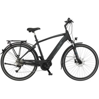 Fischer E-Bike Trekking, VIATOR 4.1i Elektrofahrrad für Herren, RH 50 cm, Mittelmotor 80 Nm, 36 V Akku im Rahmen, schwarz matt, 28 Zoll