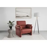 DOMO collection Sessel Pina Mikrofaser 99 x 95 x 88 cm rot