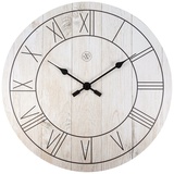 NeXtime Quarzwanduhr Paul Ø 40 cm Holz