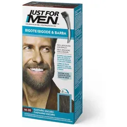 Just For Men  Haarfärbung Färbendes Gel Für Schnurrbart, Bart Und Koteletten dunkelbraun  in multifarben, Einheitsgrösse