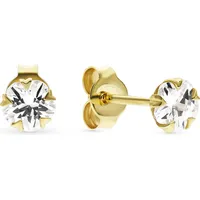 FAVS Ohrstecker 375er Gelbgold Ohrringe Damen