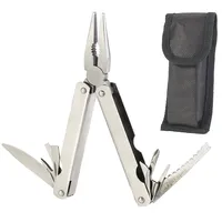 Semptec Urban Survival Technology 15in1-Basis-Multitool aus rostfreiem Edelstahl mit