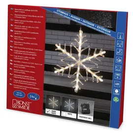 Konstsmide 4540-103 Schneeflocke Warmweiß LED
