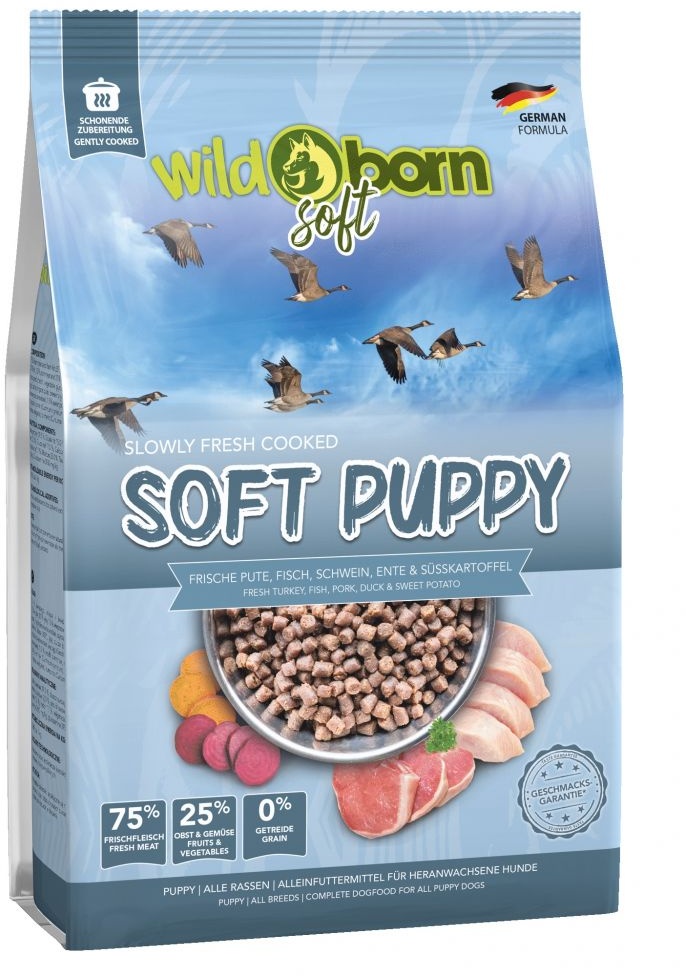 Wildborn Soft Puppy mit frischem Fleisch & Fisch 1kg