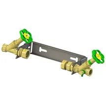 schl√ñsser armaturen Schl√∂sser -0022102500001- Einbaugarnitur 1 Zoll für Hauswasserzähler mit Baulänge 190 mm verstellbare Ausführung - edelstahl