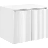 vidaXL Badezimmerschrank Weiß 62,5 x 44,5 x 50 cm
