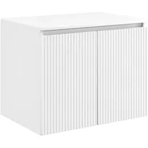 vidaXL Badezimmerschrank Weiß 62,5 x 44,5 x 50 cm