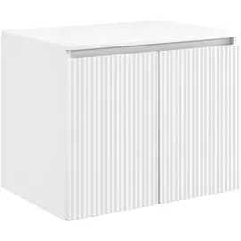 vidaXL Badezimmerschrank Weiß 62,5 x 44,5 x 50 cm