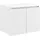 vidaXL Badezimmerschrank Weiß 62,5 x 44,5 x 50 cm