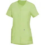 BP Med Tunics 1764-241-0078 Kasack für Damen - 1/2 Ärmel und V-Ausschnitt - 49% Baumwolle, 48% Polyester, 3% Elastolefin - Schlanke Passform - Größe: 2XLn - Farbe: hellgrün