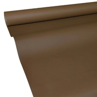 JUNOPAX Papiertischdecke schoko-braun 50m x 1,30m, nass- und wischfest