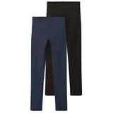 Name It Leggings Vivian (2-tlg) blau|schwarz 122/128