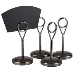 APS Kartenhalter/Tischkartenhalter, 4er SetØ 5 cm, H: 10,5 cm
