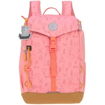 Lässig Kinderrucksack mit Brustgurt gepolsterte Schultergurte wasserabweisend, 14 Liter/Big Outdoor Backpack Adventure Rosa