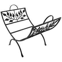 Proregal Kaminholzkorb Alev II Stahl schwarz