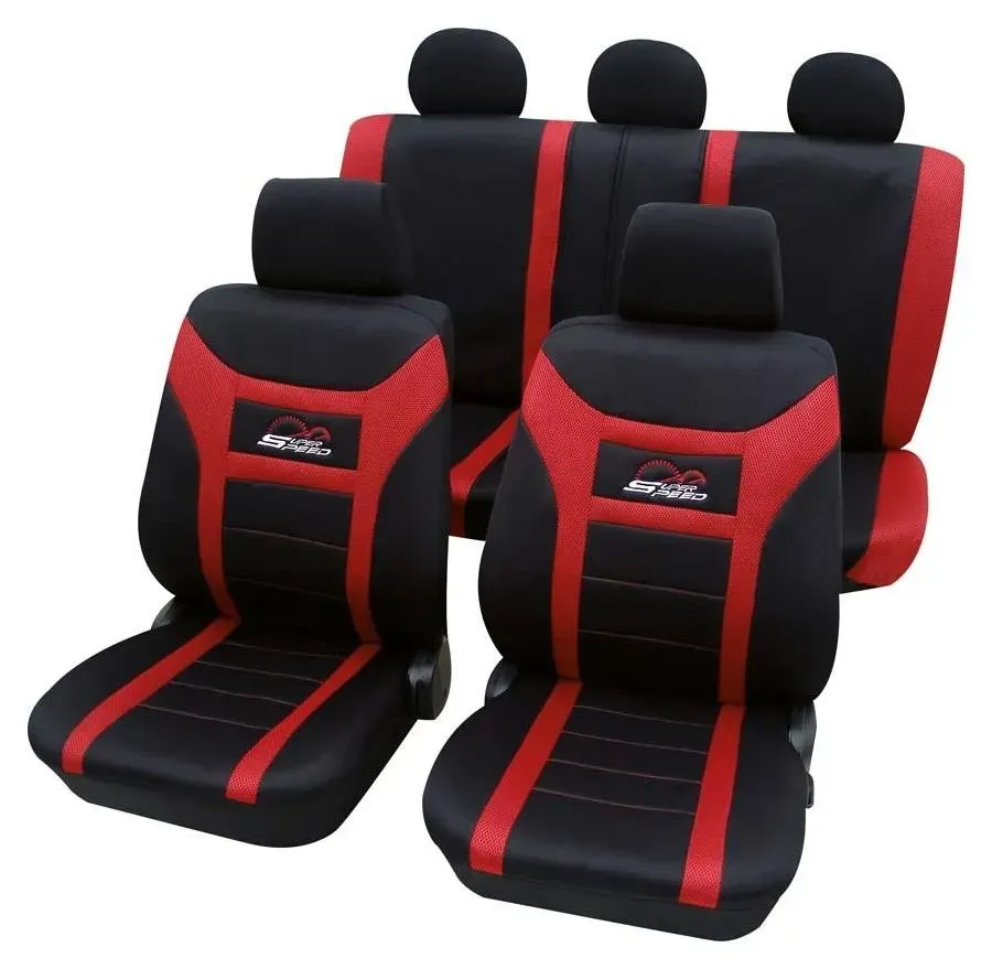 PETEX Sitzbezüge Universal Polyester rot Sitzschonbezug Rot  22974812