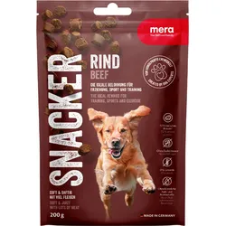 mera Snacker Rind für Hunde | Unsere saftig soften Trainingssnacks | Hundesnacks | Lecker und gesund belohnen, trainieren und verwöhnen 0.2 kg