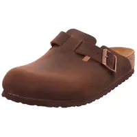 Birkenstock Boston Nubukleder geölt habana 45