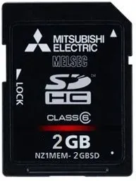 Mitsubishi Electric SD Speicherkarte 2 GByte NZ1MEM-2GBSD