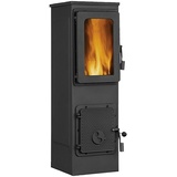 Firefix Werkstattofen VESUV LUX  (6 kW, Stahl, Schwarz, Wirkungsbereich: 80,2 %)