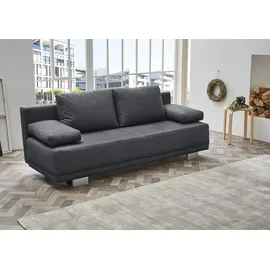 Jockenhöfer Schlafcouch Mikrofaser 2-Sitzer Grau