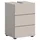 xonox.home Waschbeckenunterschrank Vira 38 x 56 cm Kaschmir/Schwarz