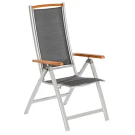 Merxx Siena Klappsessel 120 x 60 x 74 cm schwarz
