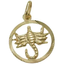 GALLAY Sternzeichen Skorpion Gold 15mm