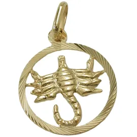 GALLAY Sternzeichen Skorpion Gold 15mm