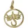GALLAY Sternzeichen Skorpion Gold 15mm