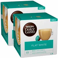 Nescafé DOLCE GUSTO Flat White Milchkaffee Milch Kaffee KaffeeKAPSEL 32 KAPSELN