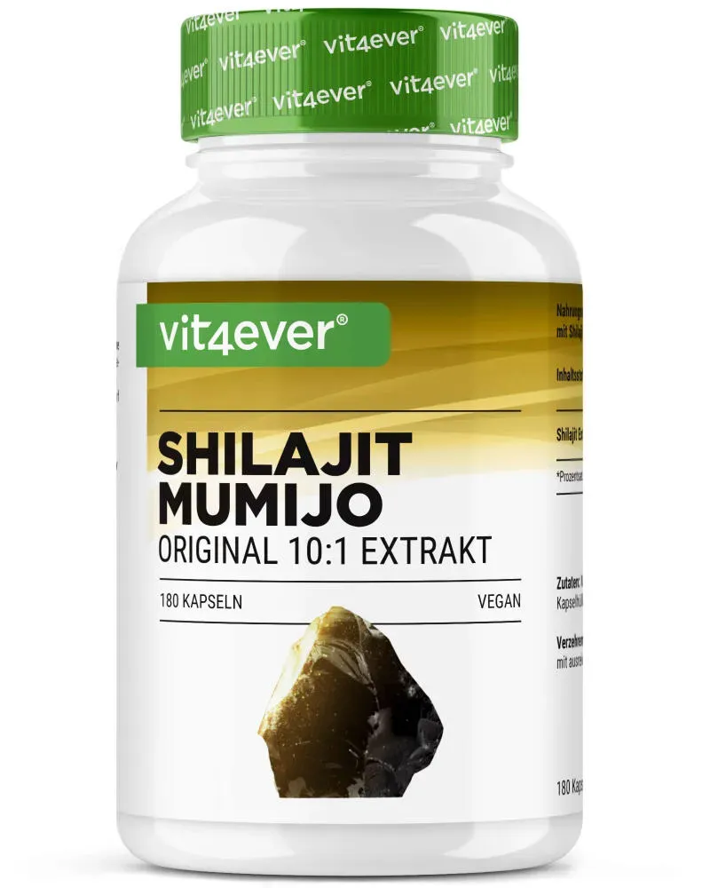 Mumijo Shilajit - 500mg, 180 Kapseln