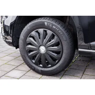 Michelin Radzierblenden Fabienne 38 cm (15 Zoll) schwarz 4 Stück