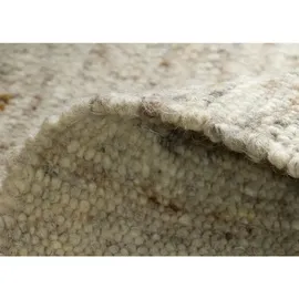 Steffensmeier Handwebteppich aus 100% Schurwolle - Natur, Größe: 200x290 cm