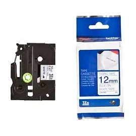 Brother TZe-FA3 1,2cm x 3m blau auf weiß