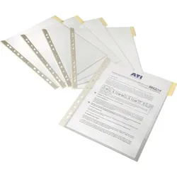 DURABLE FUNCTION Sichttafeln, gelb, dokumentenechte Folie, DIN A4, 5/VE
