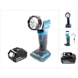 Makita Makita, Arbeitsleuchte, BML 802 G1 Akku Lampe für 14,4 und 18V Akkus + 1x Akku 6,0 Ah - ohne Ladegerät