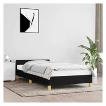 vidaXL 100 x 200 cm Schwarz