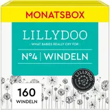 LILLYDOO hautfreundliche Windeln Größe 4 (9-14 kg), Monatsbox (160 Windeln) (FSC-Mix)