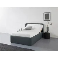 Westfalia Schlafkomfort Polsterbett "Rostock", grau (charcoal), L:210cm, Bezug 100%