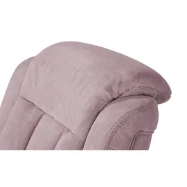 Polstermöbel Oelsa Fernsehsessel Andorra Mikrofaser 87 x 108 x 110 cm Rosa/Pink mit Rollen